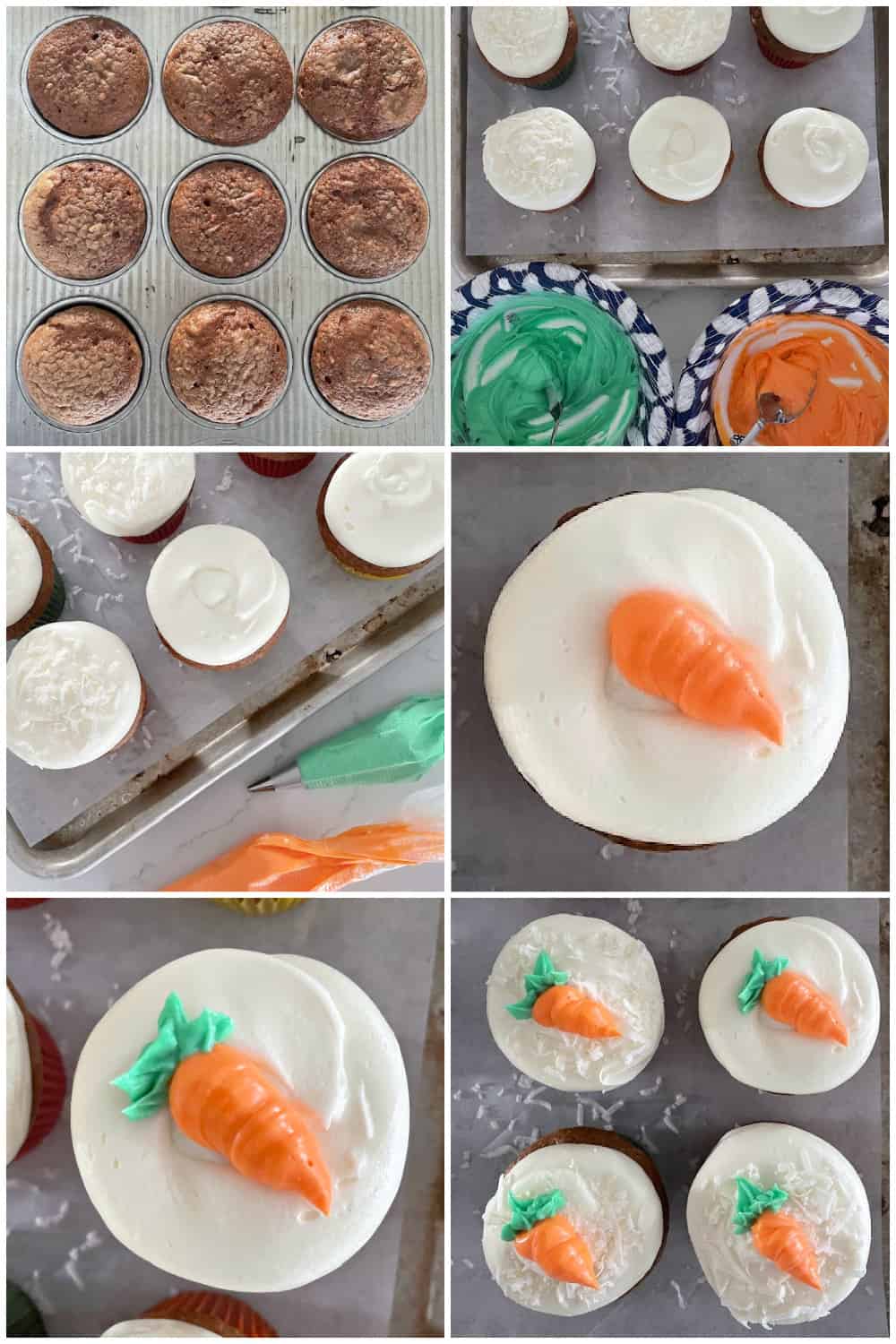 carrot cake cupcake recipe tutorial