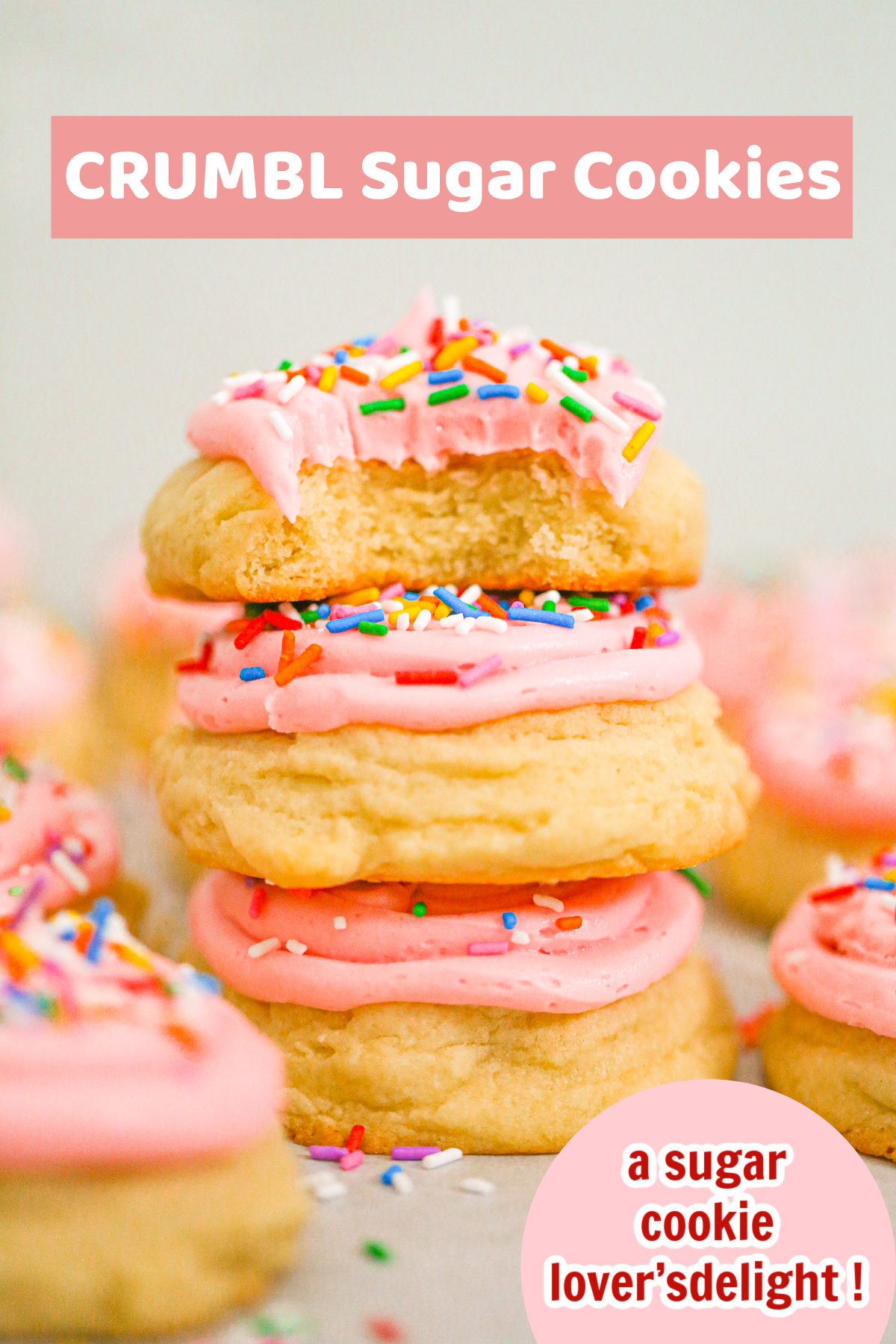 Crumbl Sugar Cookies Recipe