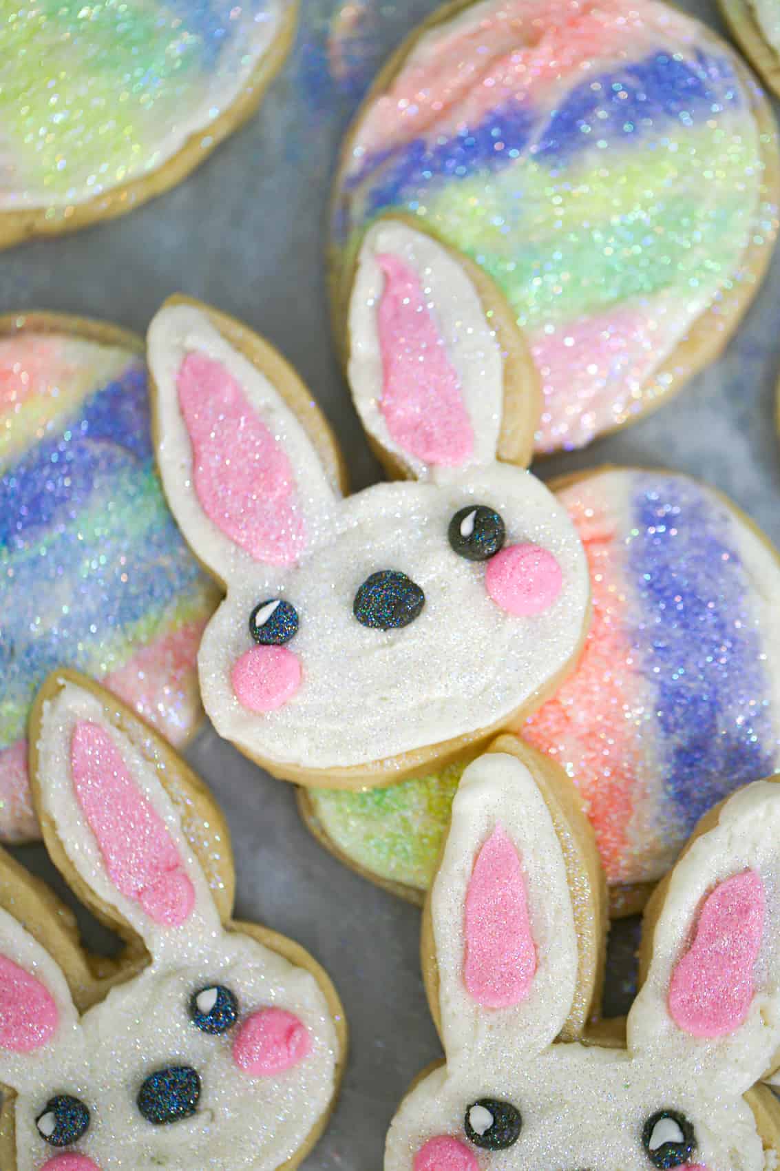 easter bunny sugar cookies