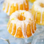 Mini Lemon Bundt Cakes