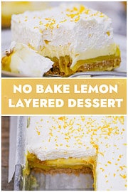 Easy No-Bake Lemon Lasagna Dessert - The Baking ChocolaTess
