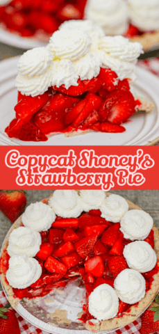 Classic Copycat Shoney’s Strawberry Pie