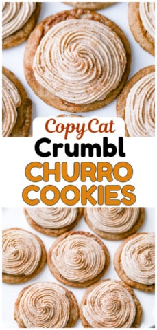 Crumbl Churro Cookies - Copycat Recipe