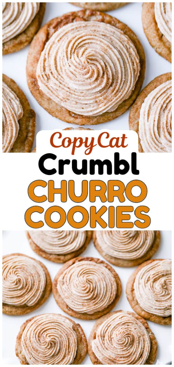 Crumbl Churro Cookies - Copycat Recipe