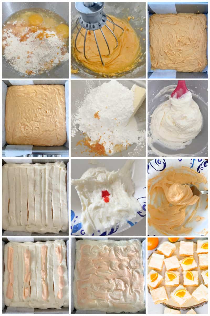 easy orange creamsicle cake mix bars recipe