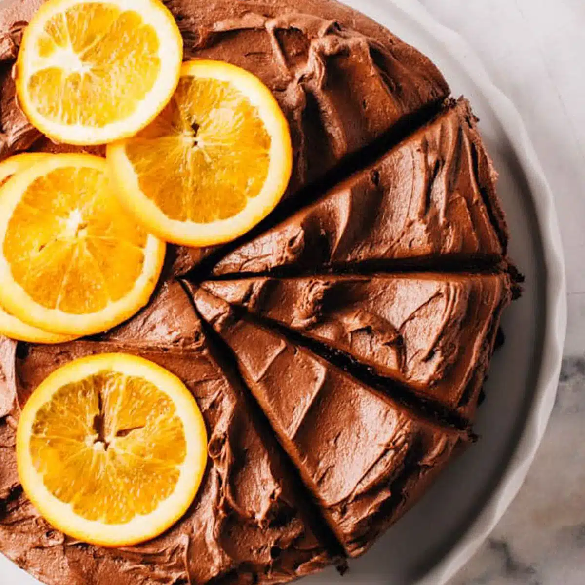Chocolate Orange Cake - easy chocolate dessert recipes
