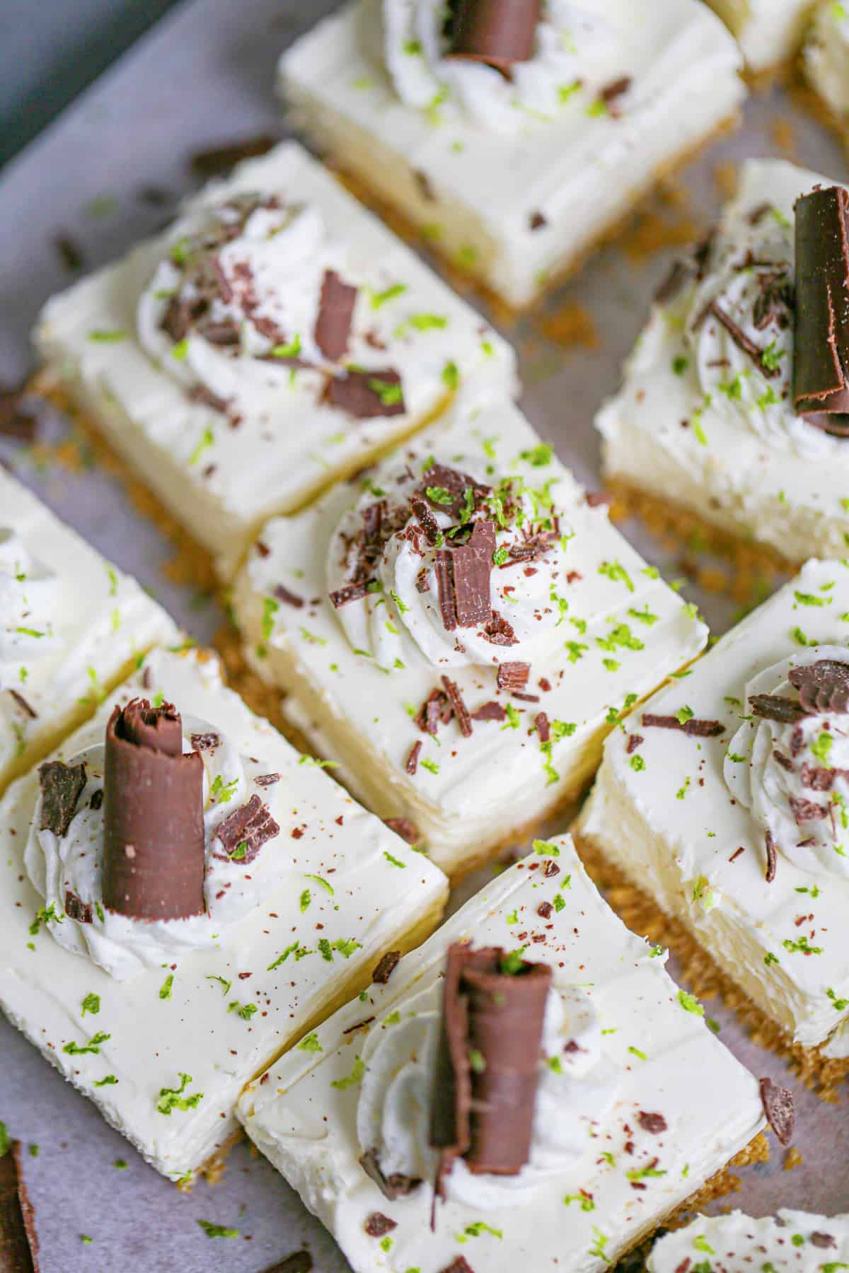 easy cheesecake bars with lime recipe