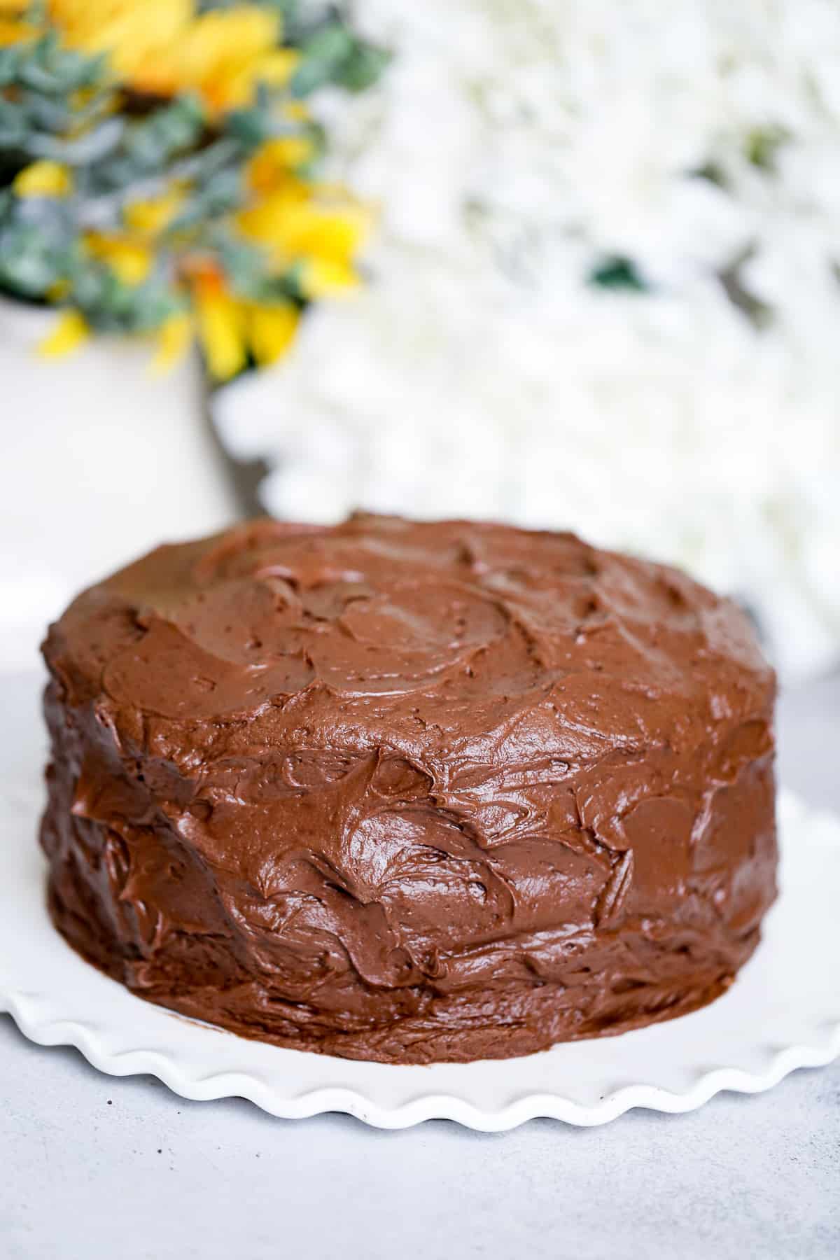 Super Easy Chocolate Cake Recipe with Super Easy Chocolate Frosting recipe