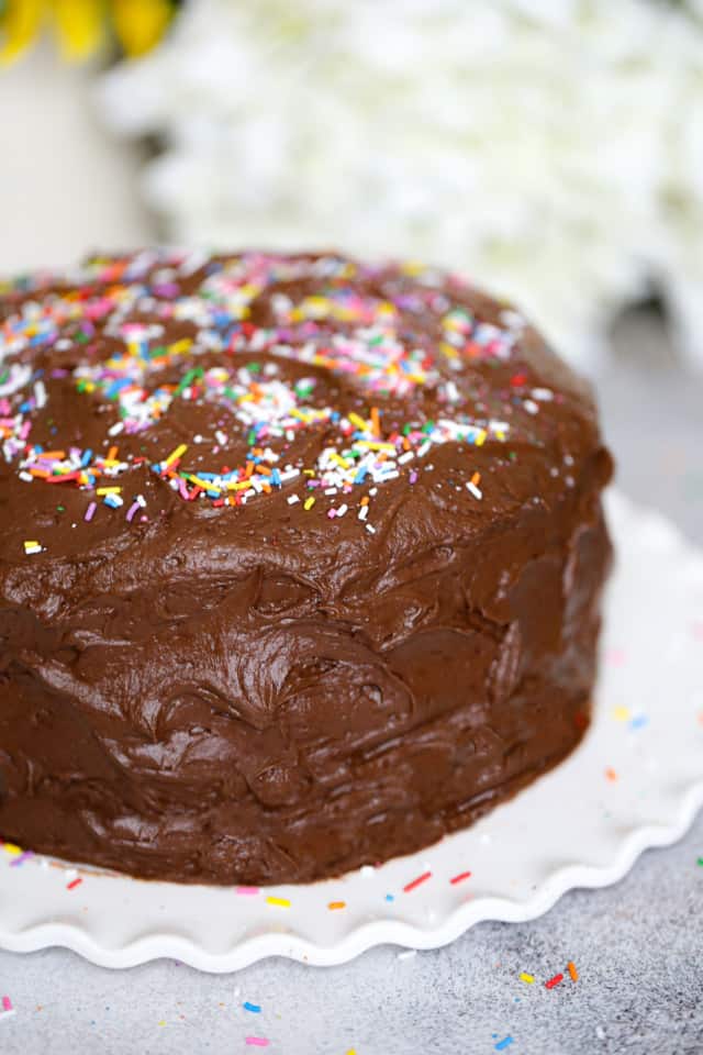 Super Easy Chocolate Cake & Frosting Recipe The Baking ChocolaTess