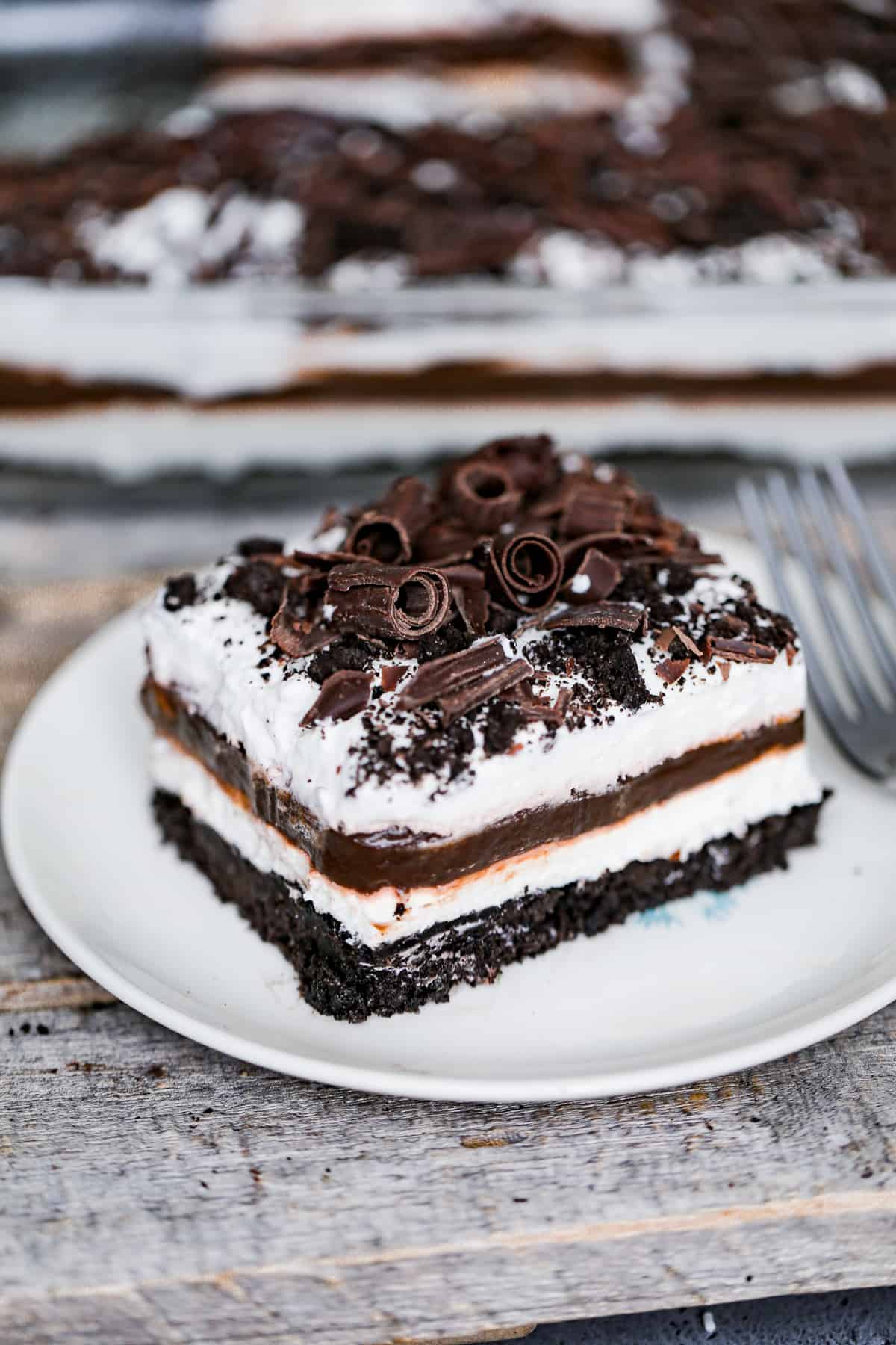 Chocolate Lasagna Layered Dessert