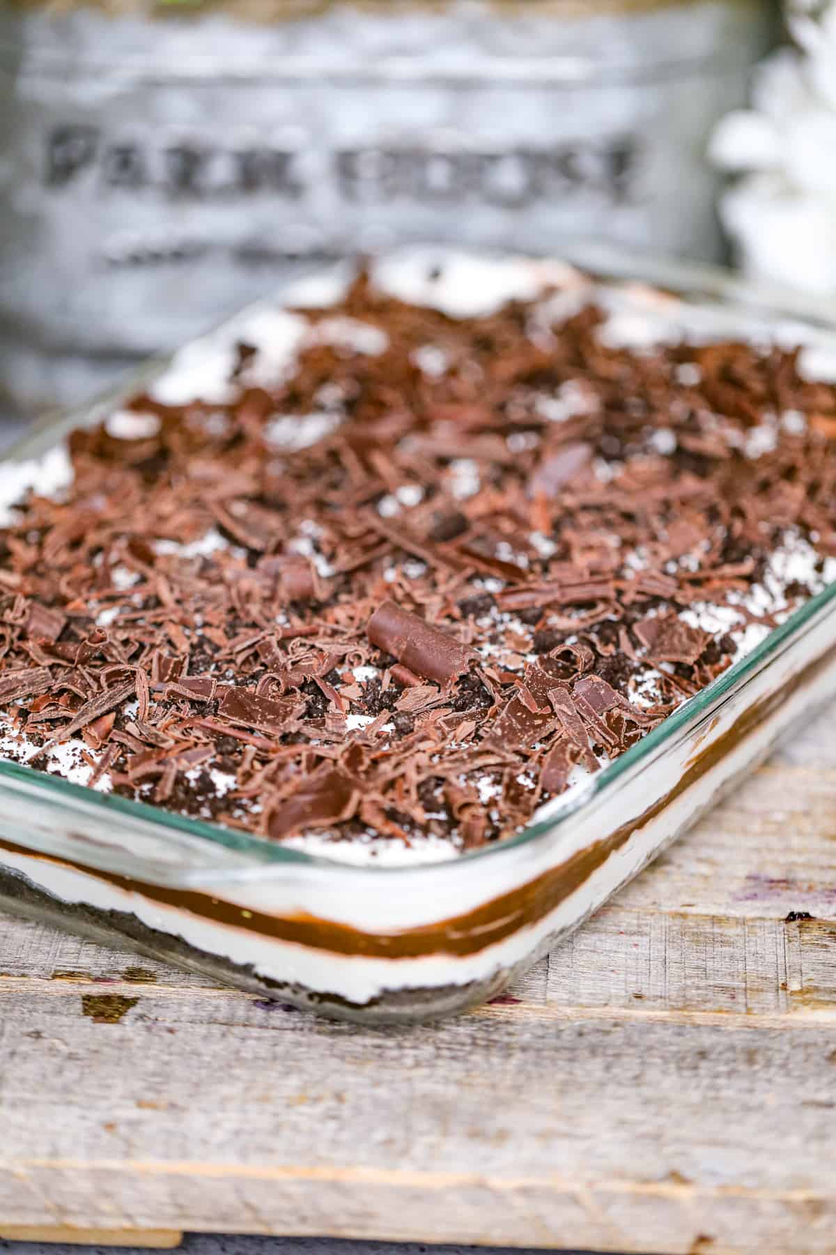 chocolate lasagna recipe layered dessert