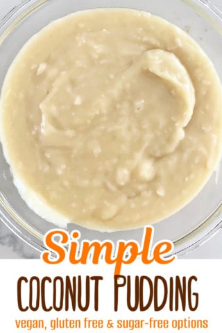 Simple Homemade Coconut Pudding
