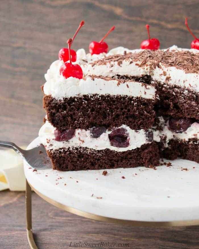 Black forest cake - easy chocolate dessert recipes