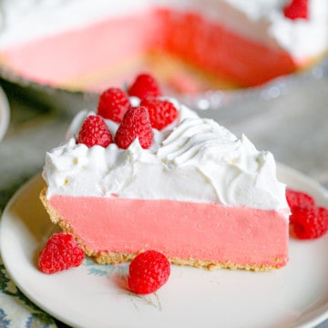 3 Ingredient Jello Cool Whip Pie - No Bake & Easy