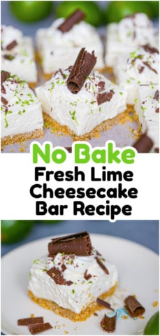 Easy Lime Cheesecake Bars