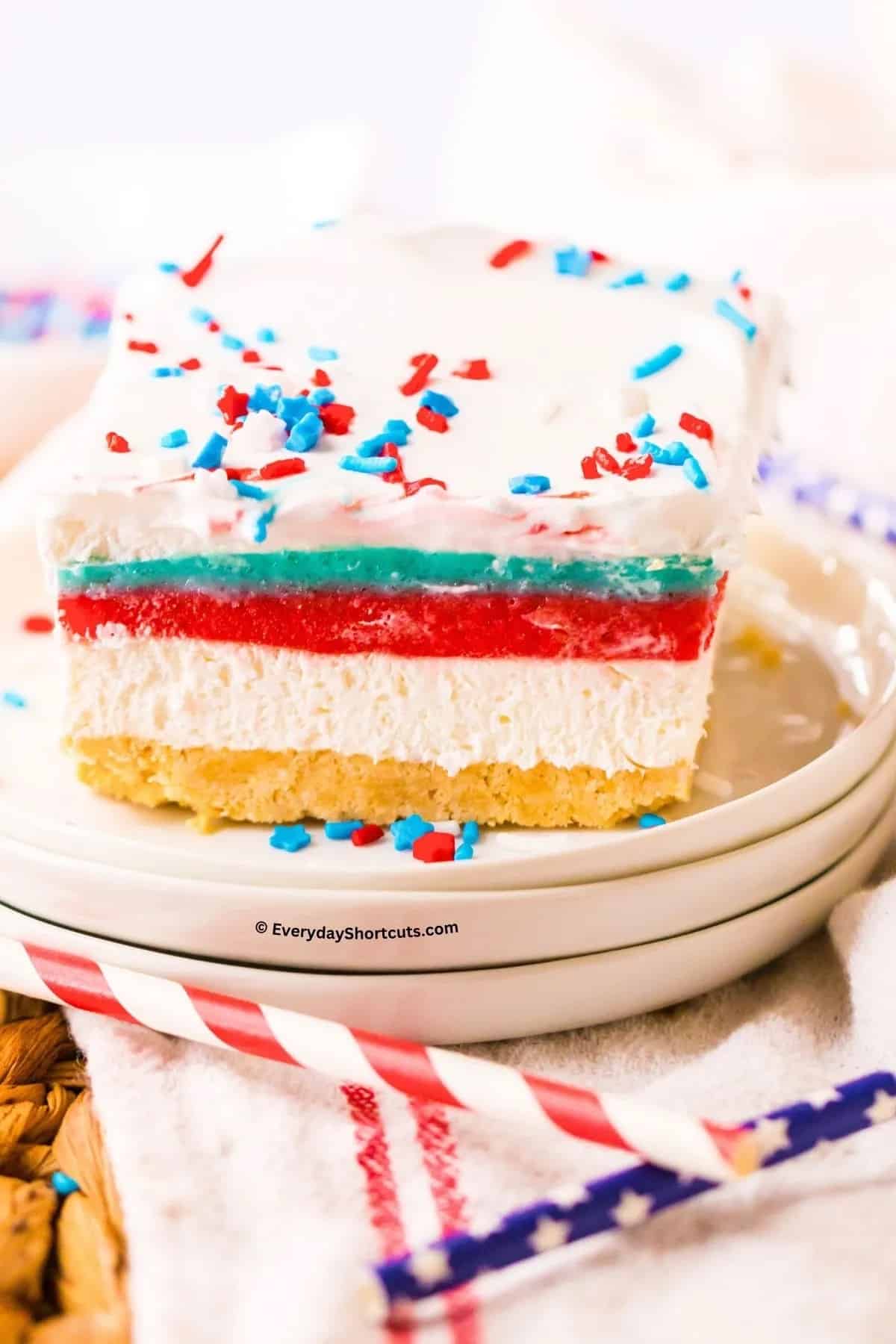 RED WHITE AND BLUE DESSERT