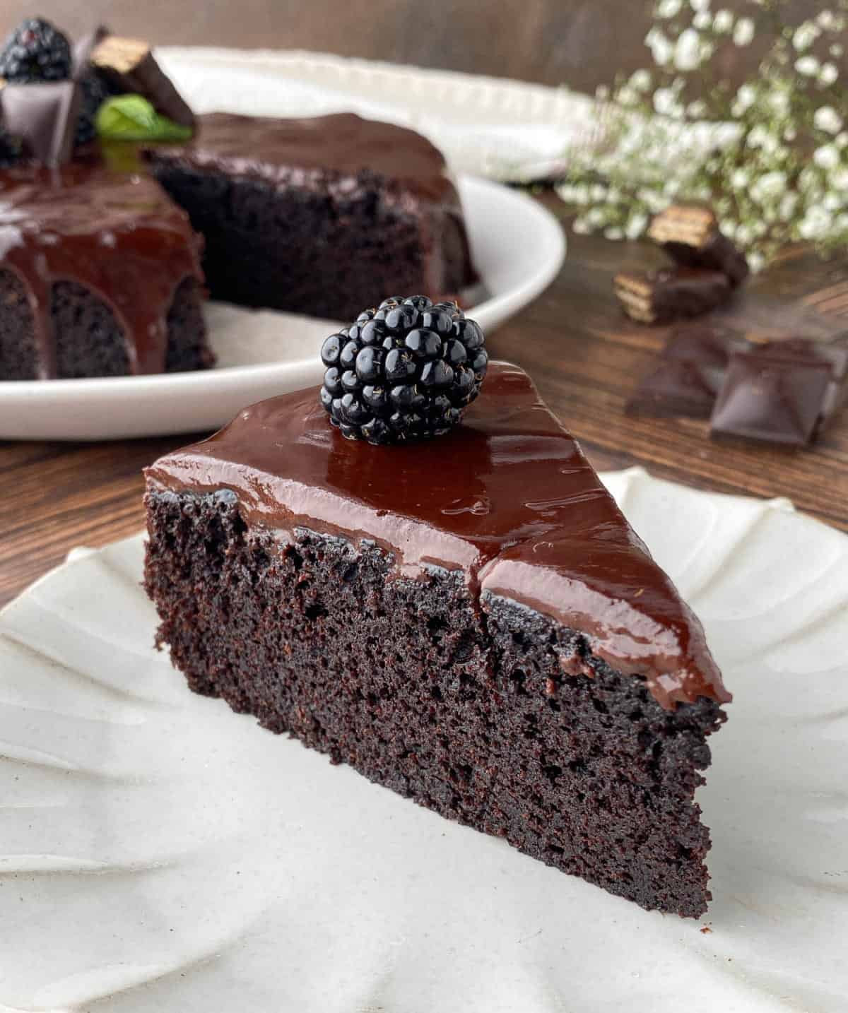 ganache cake - easy chocolate dessert recipes