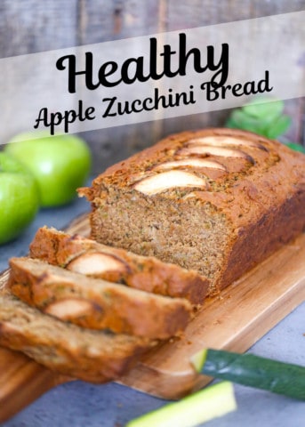 Healthy Apple Zucchini Bread