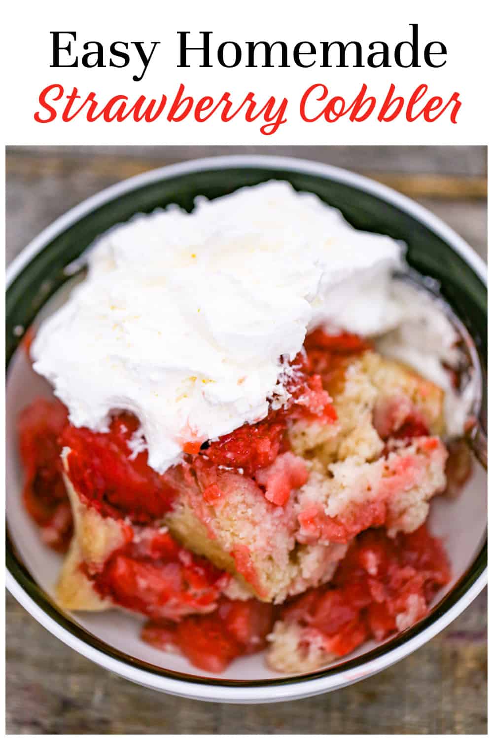 Best Strawberry Cobbler