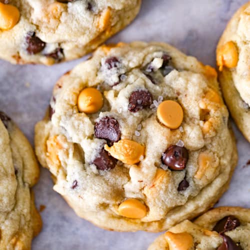 Best Ever Butterscotch Chocolate Chip Cookies (with Sea Salt)