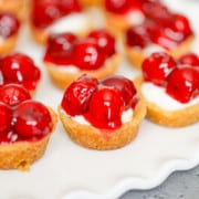 Easy MIni Cherry Cheesecake Cookie Cups Recipe