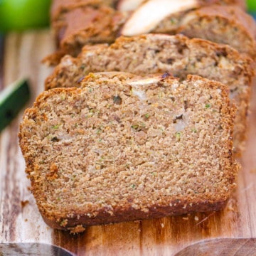 Healthy Apple Zucchini Bread