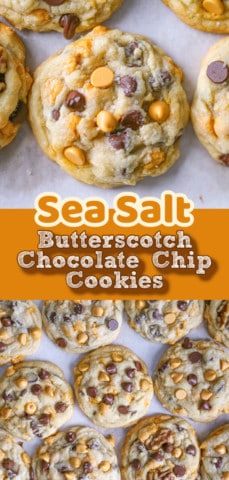 Best Ever Butterscotch Chocolate Chip Cookies (with Sea Salt)