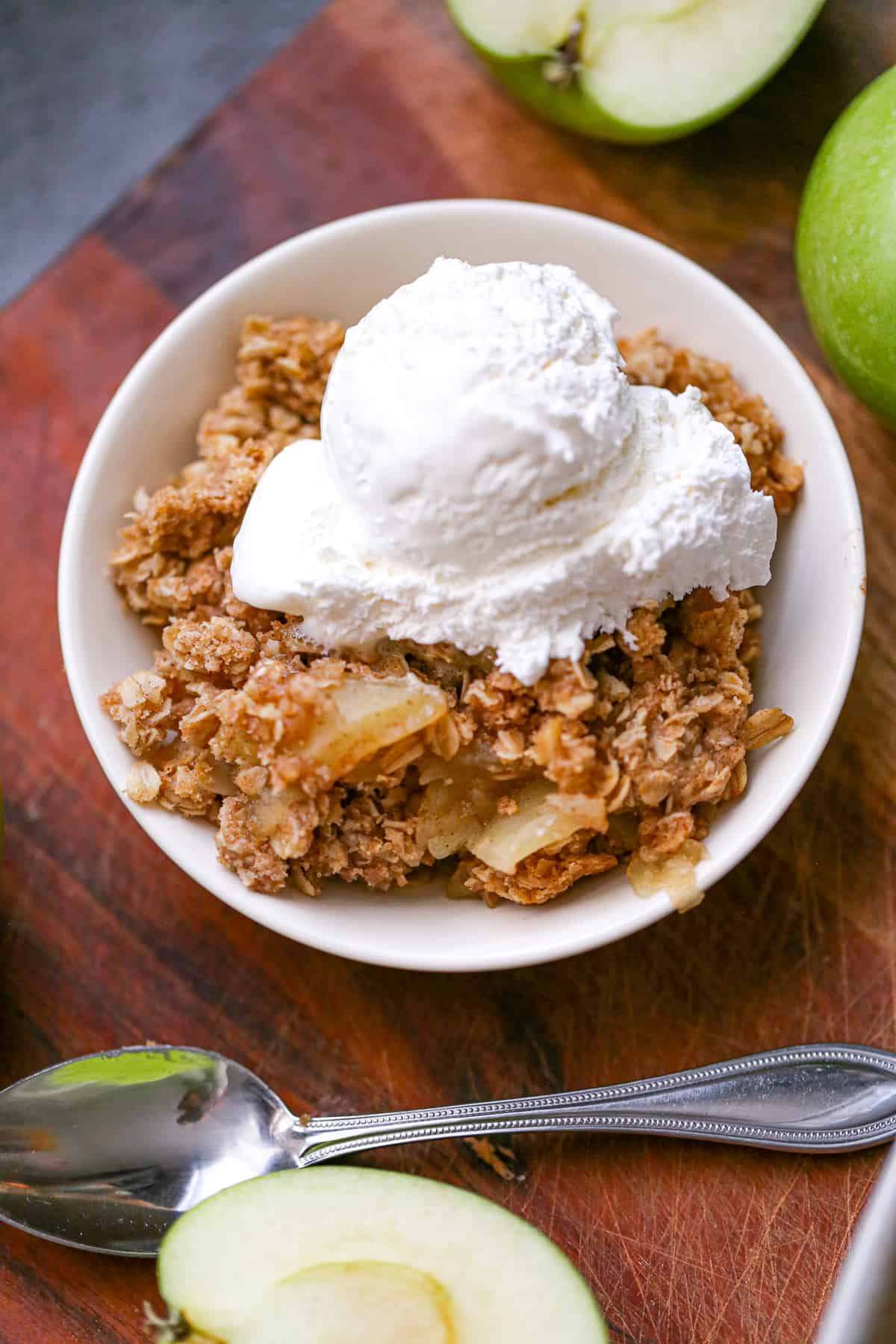easy best baked apple oat crisp dessert recipe