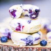Delectable Glazed Blueberry Donuts