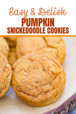 Pumpkin Snickerdoodle Cookies Recipe