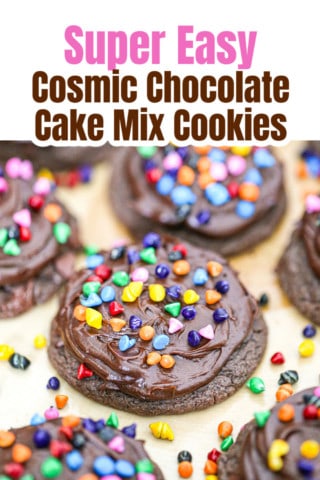 Easy Cosmic Chocolate Cookies
