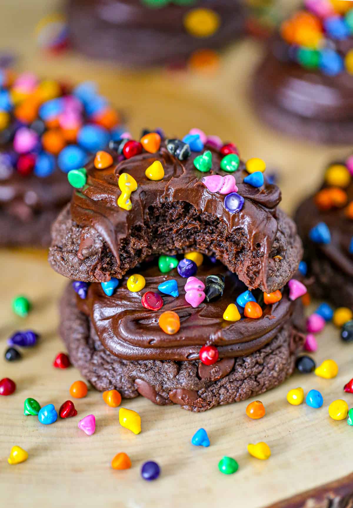 easy cake mix cosmic chocolate cookies recipe 