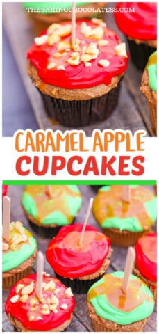 Caramel Apple Cupcakes