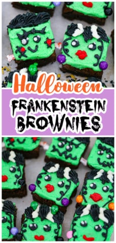 Frankenstein & Bride Brownies