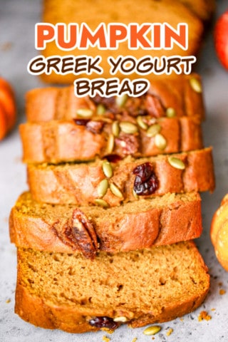Pumpkin Greek Yogurt Bread