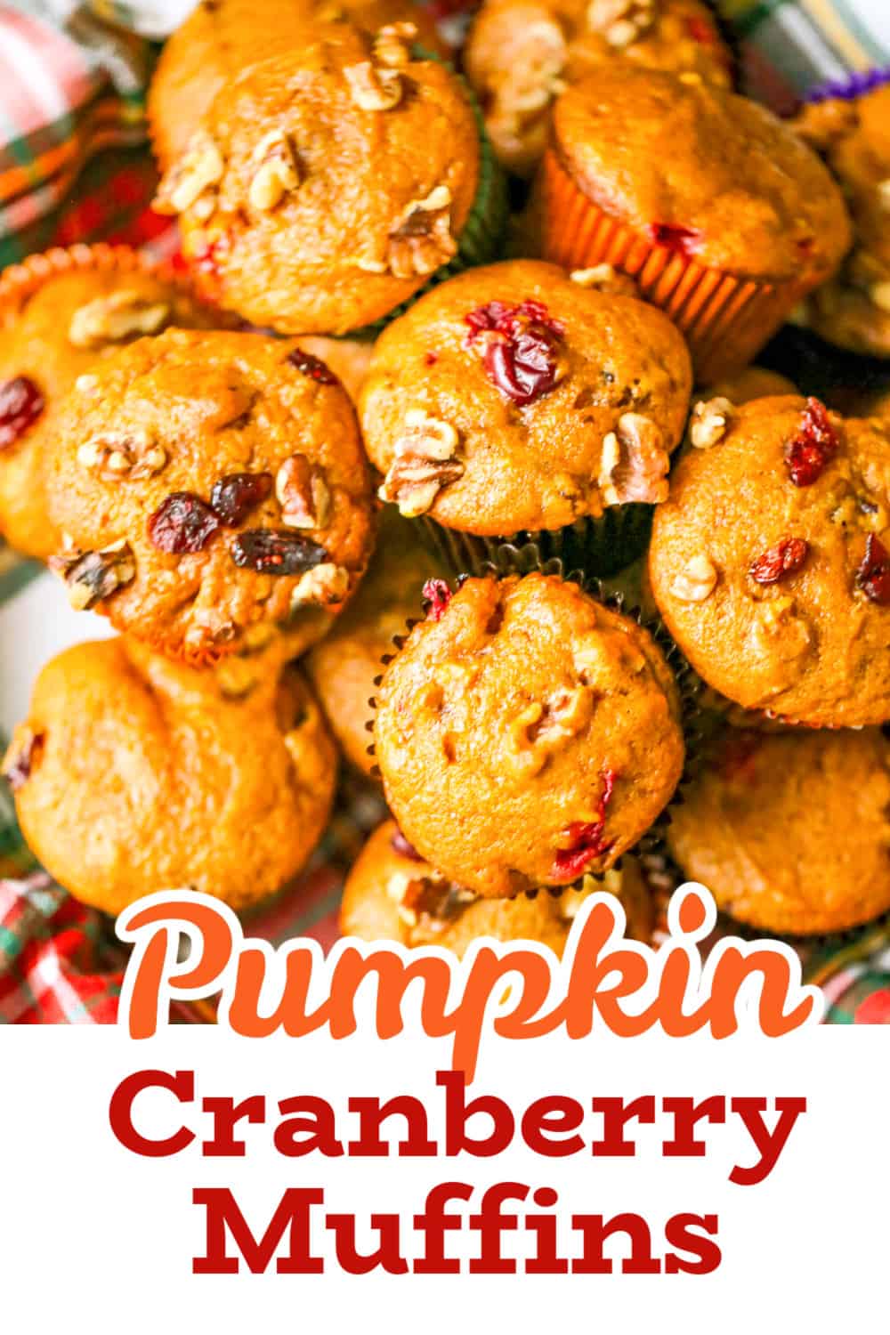 Best Pumpkin Cranberry Muffins