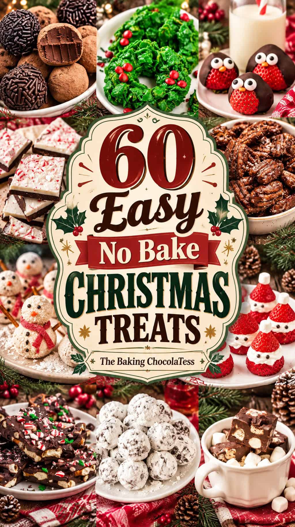 60 Easy No Bake Christmas Treats