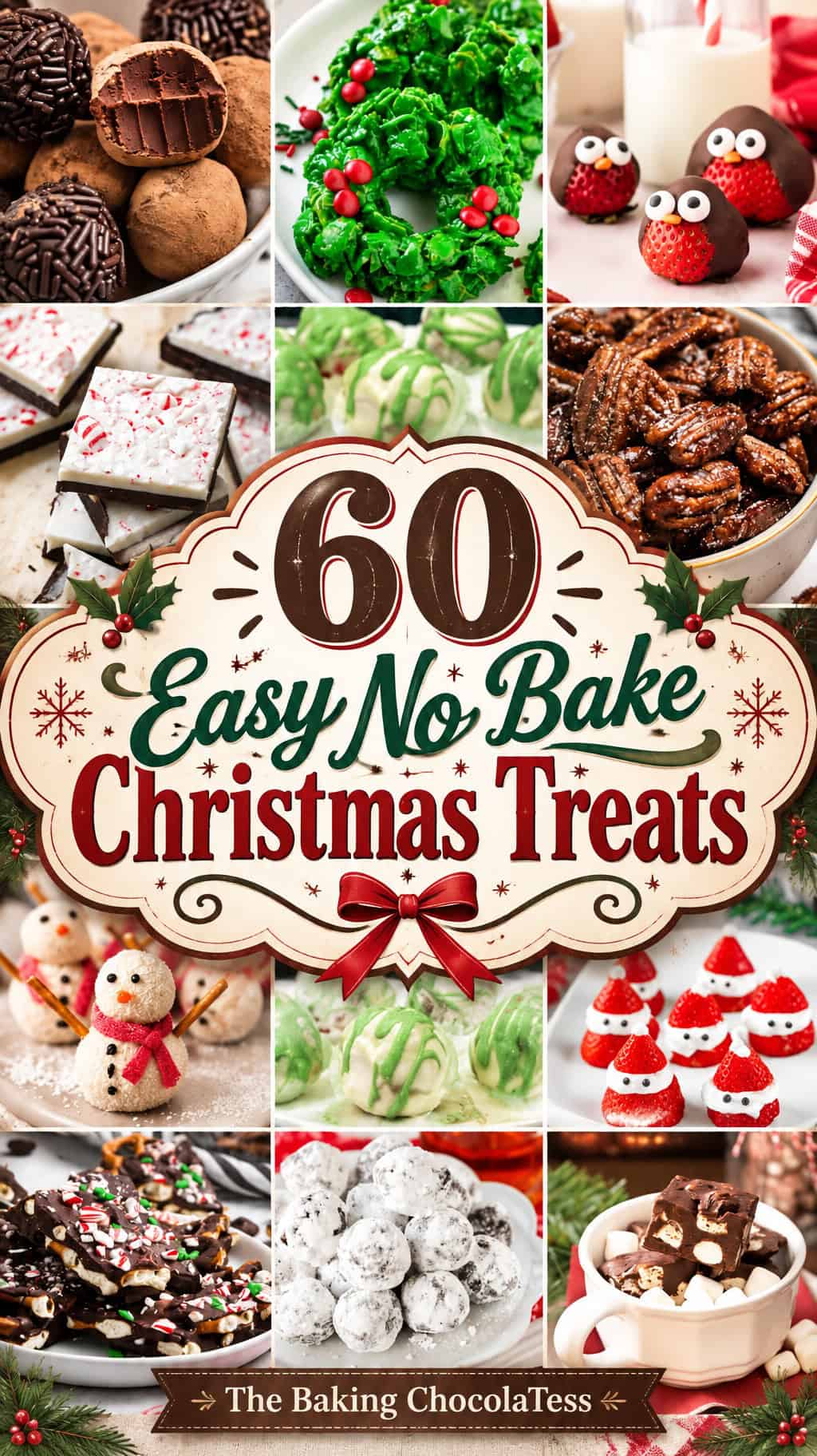 60 Easy No Bake Christmas Treats