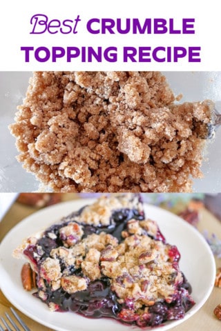 BEST CRUMBLE TOPPING RECIPE
