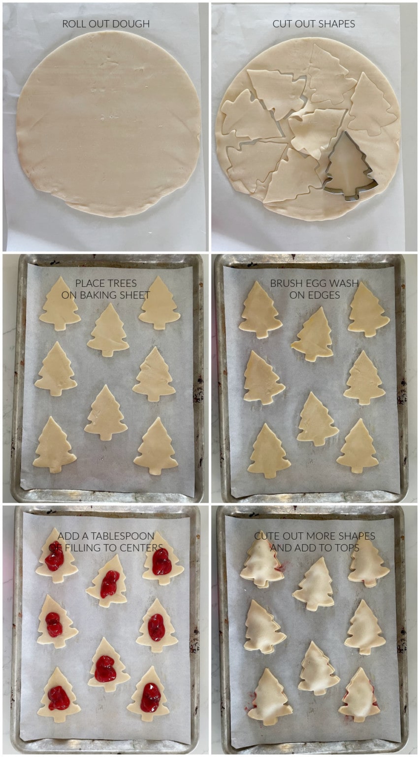 Make Christmas Tree Hand Pies with Lucky Leaf Fruit Filling - The ...