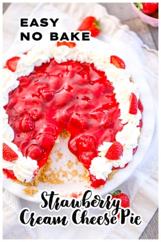 Easy Strawberry Cream Cheese Pie