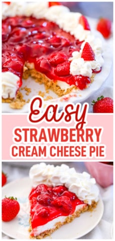 Easy Strawberry Cream Cheese Pie