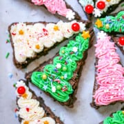 Christmas Brownie Tree Treats