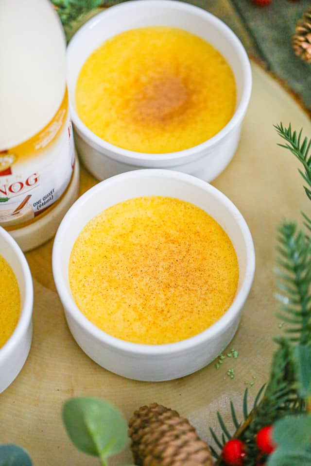 Eggnog Custard Recipe Easy 2 Ingredients! The Baking ChocolaTess