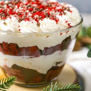 Red Velvet Cake Trifle Dessert