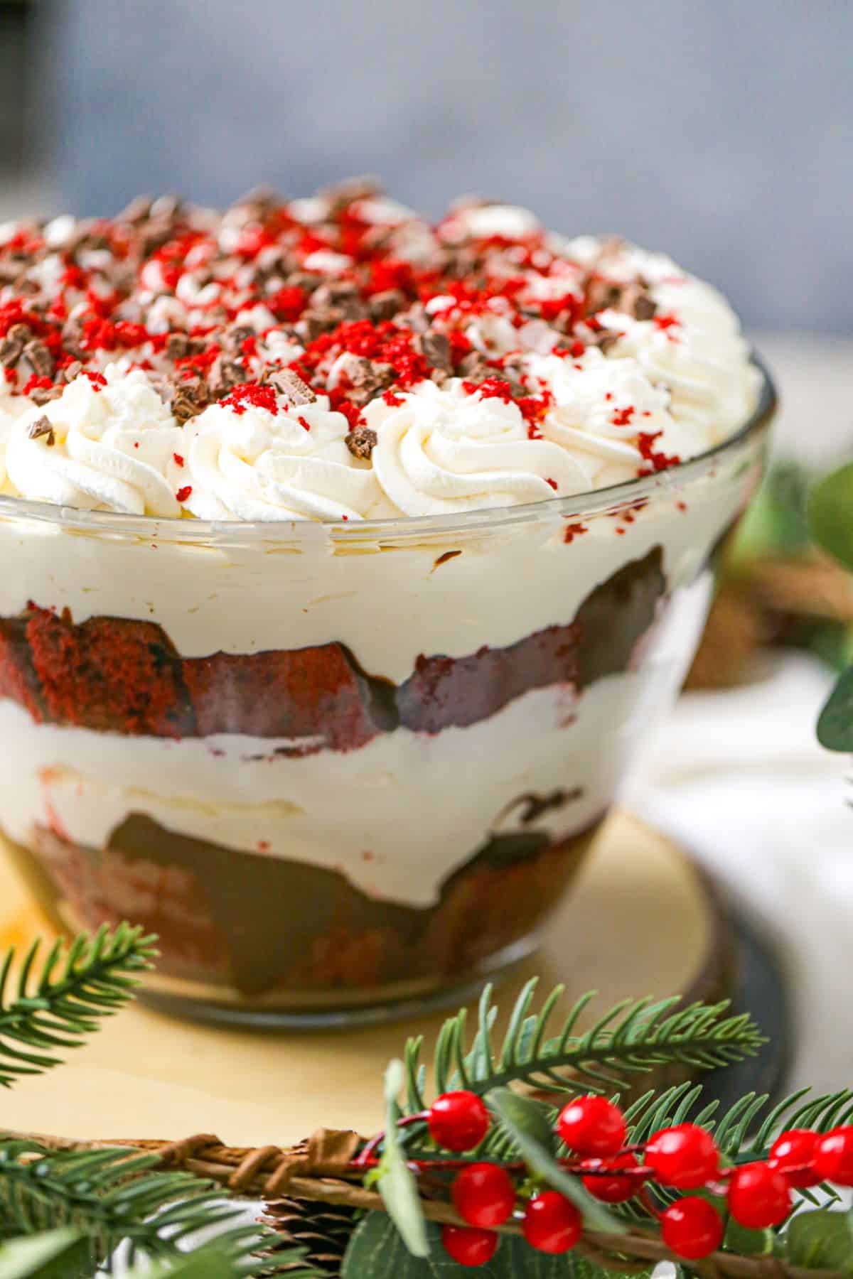 Red Velvet Cake Trifle