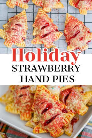 Christmas Tree Strawberry Hand Pies