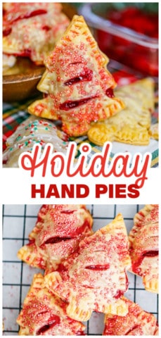 Christmas Tree Strawberry Hand Pies
