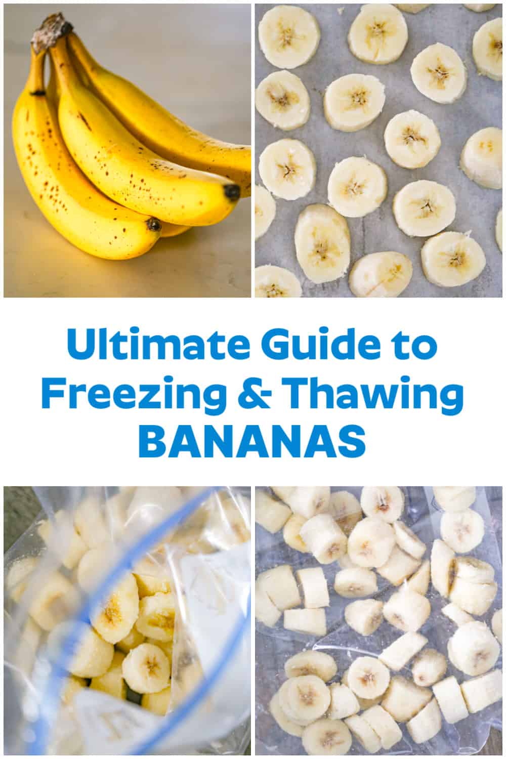 Freezing & Thawing Bananas