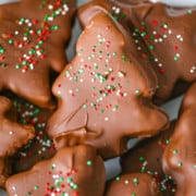 Chocolate Peanut Butter Christmas Trees